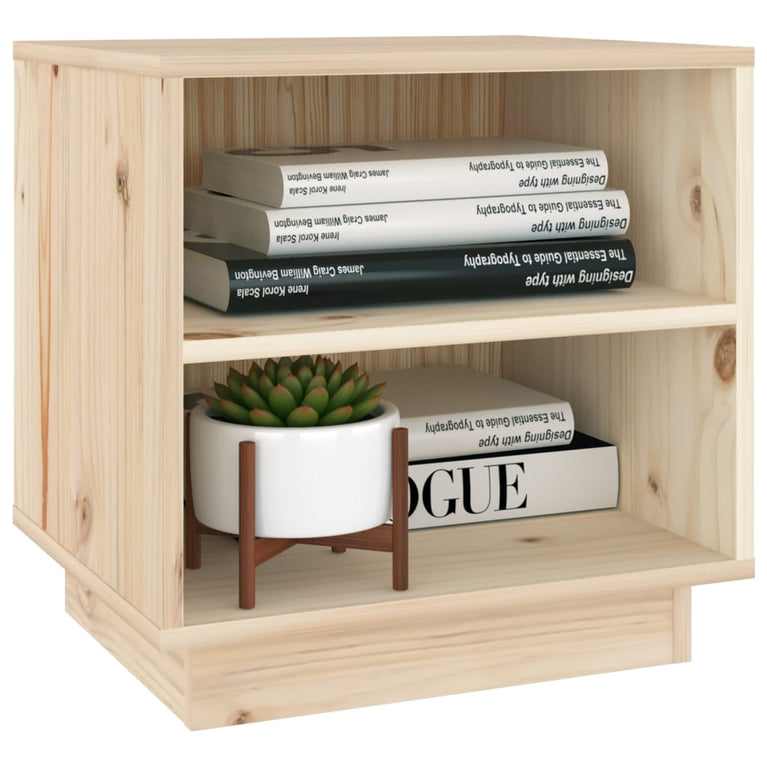 Nachtkastjes 2 st 40x34x40 cm massief grenenhout MeubelReus