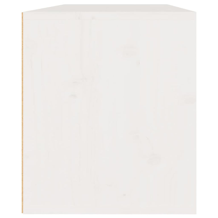 Wandkasten 2 st 45x30x35 cm massief grenenhout wit MeubelReus