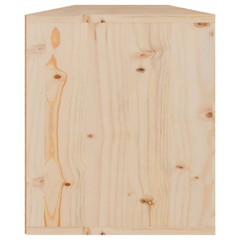 Wandkasten 2 st 60x30x35 cm massief grenenhout MeubelReus