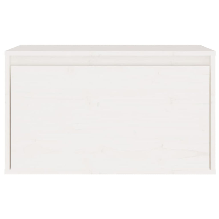 Wandkast 60x30x35 cm massief grenenhout wit MeubelReus