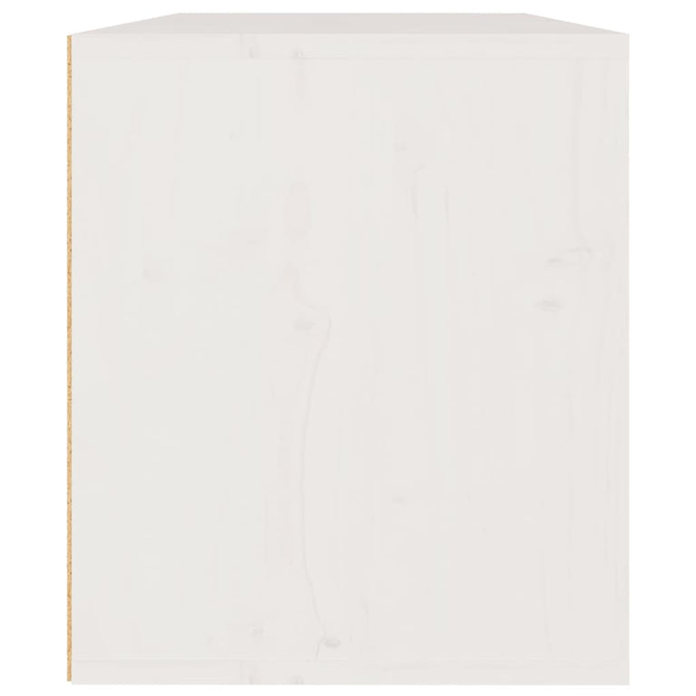 Wandkast 60x30x35 cm massief grenenhout wit MeubelReus