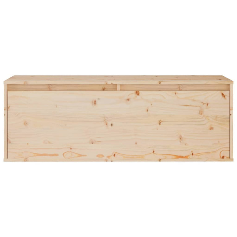 Wandkast 100x30x35 cm massief grenenhout MeubelReus