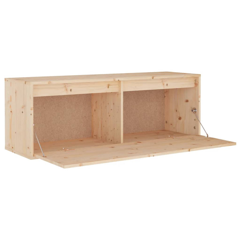 Wandkast 100x30x35 cm massief grenenhout MeubelReus