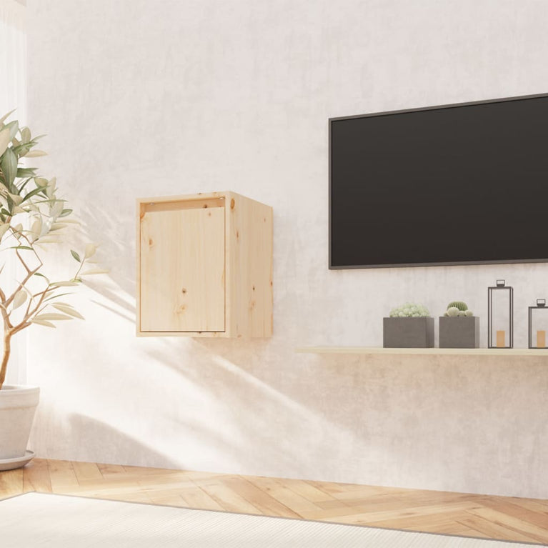 Wandkast 30x30x40 cm massief grenenhout MeubelReus