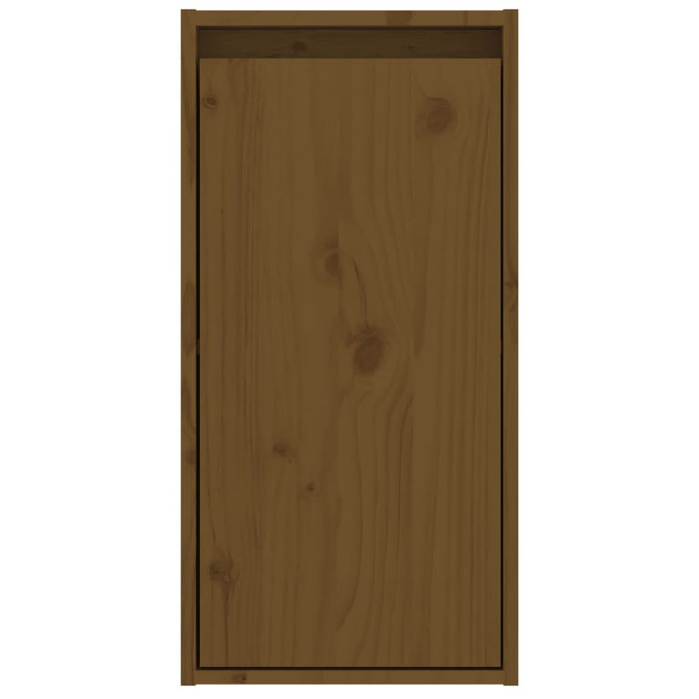 Wandkast 30x30x60 cm massief grenenhout honingbruin MeubelReus
