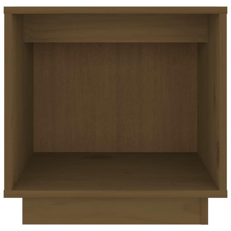 Nachtkastje 40x30x40 cm massief grenenhout honingbruin MeubelReus