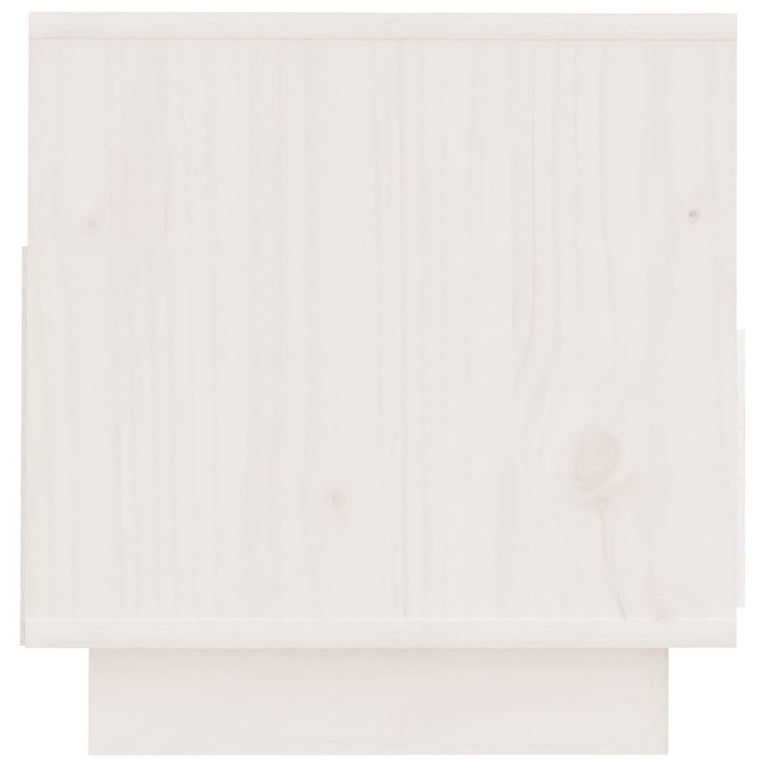 Tv-meubel 60x35x37 cm massief grenenhout wit MeubelReus
