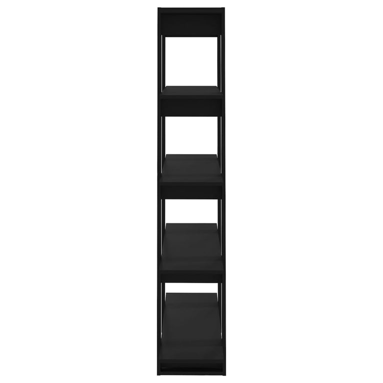 Boekenkast/kamerscherm 100x30x160 cm zwart MeubelReus