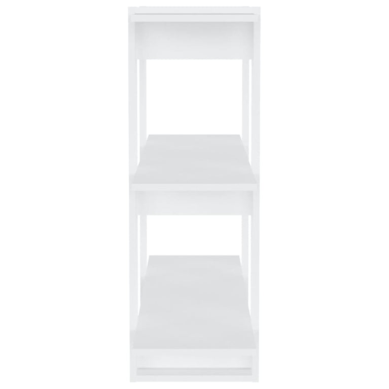 Boekenkast/kamerscherm 80x30x87 cm wit MeubelReus