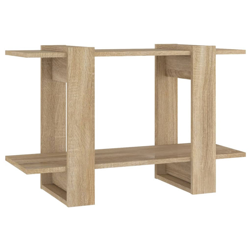 Boekenkast/kamerscherm 80x30x51 cm sonoma eikenkleurig MeubelReus