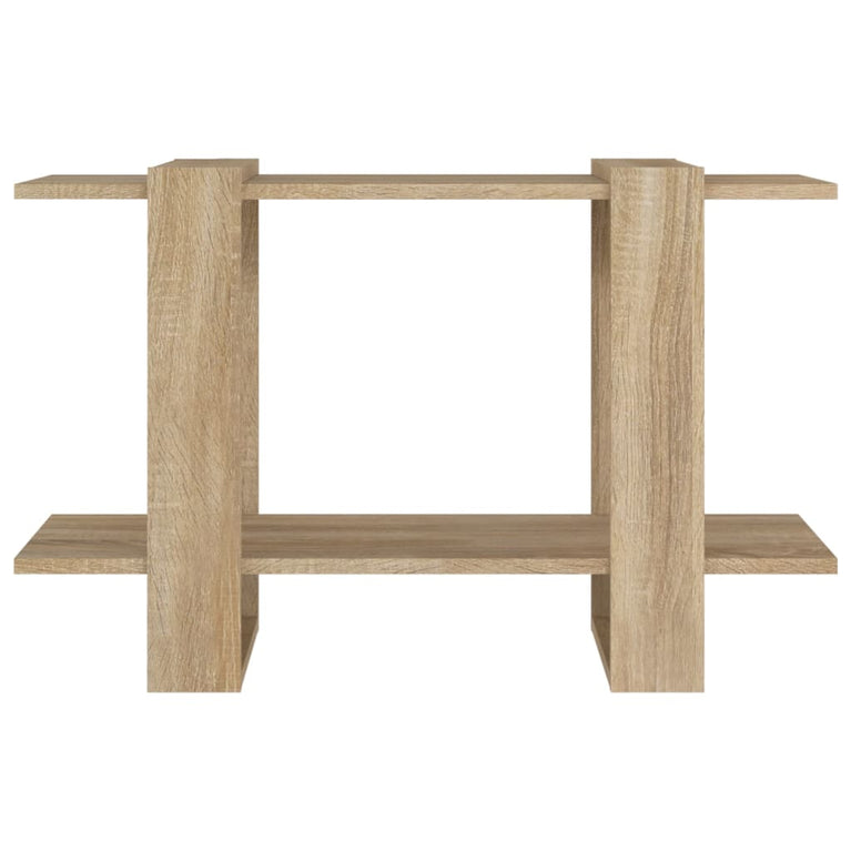 Boekenkast/kamerscherm 80x30x51 cm sonoma eikenkleurig MeubelReus