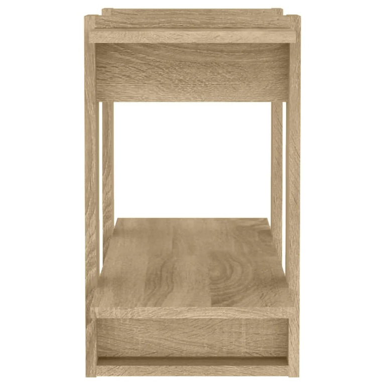 Boekenkast/kamerscherm 80x30x51 cm sonoma eikenkleurig MeubelReus