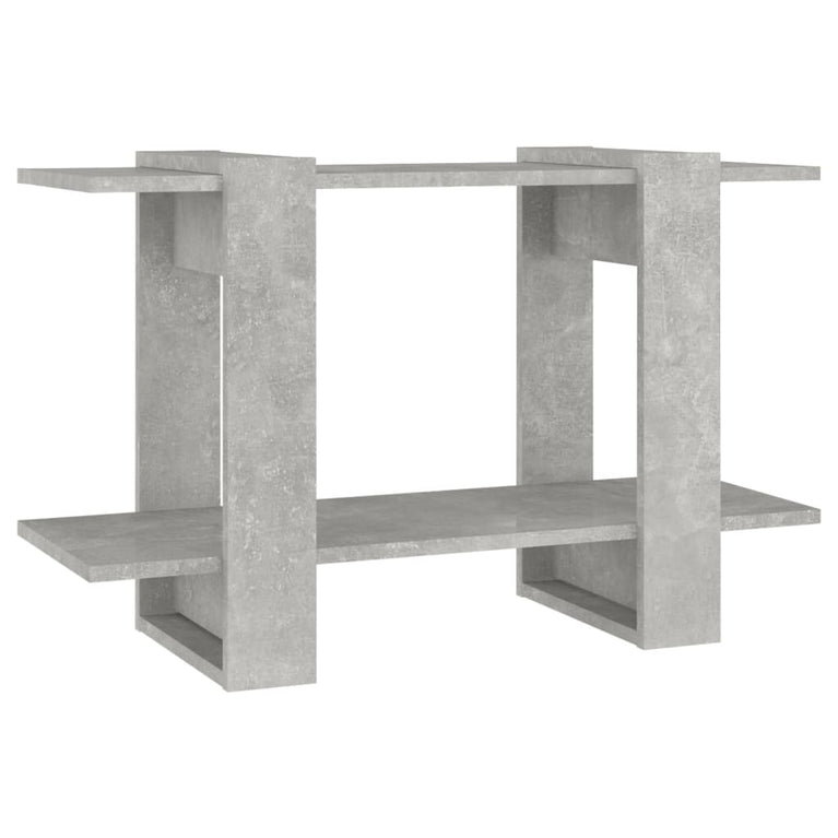 Boekenkast/kamerscherm 80x30x51 cm betongrijs MeubelReus