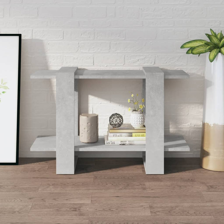 Boekenkast/kamerscherm 80x30x51 cm betongrijs MeubelReus
