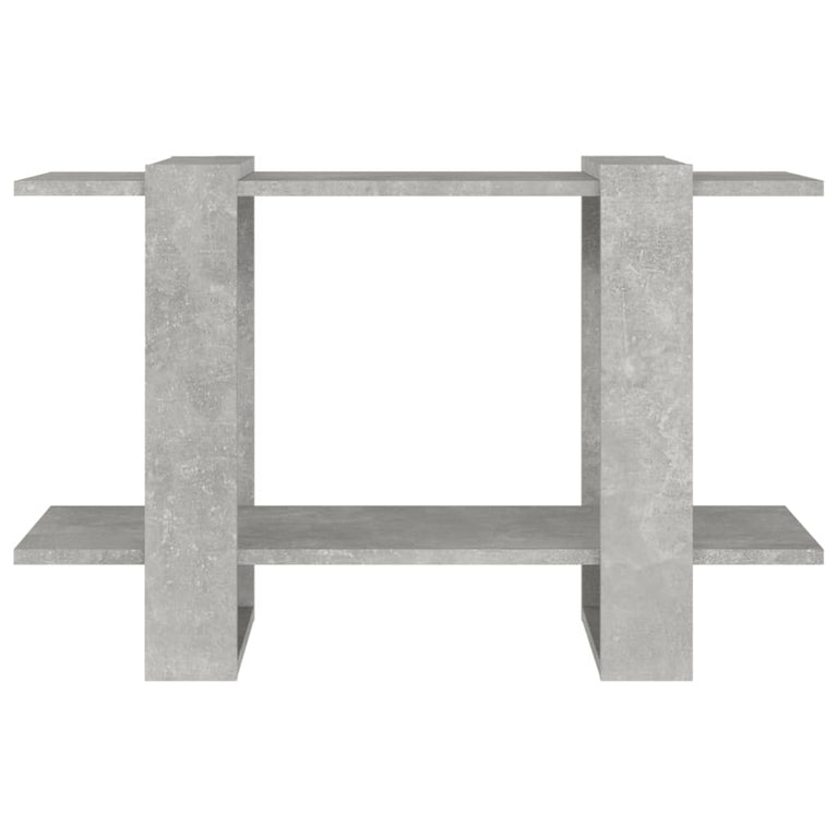 Boekenkast/kamerscherm 80x30x51 cm betongrijs MeubelReus