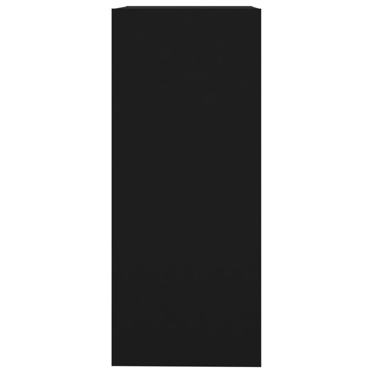 Boekenkast/kamerscherm 40x30x72 cm zwart