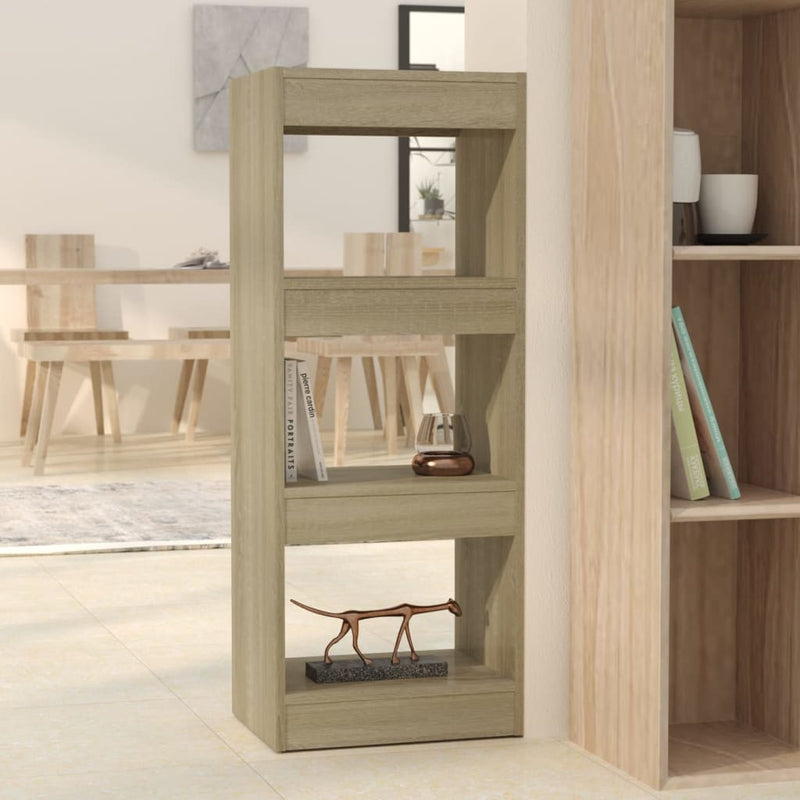 Boekenkast/kamerscherm 40x30x103 cm spaanplaat sonoma eiken