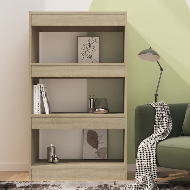 Boekenkast/kamerscherm 60x30x103 cm spaanplaat sonoma eiken MeubelReus