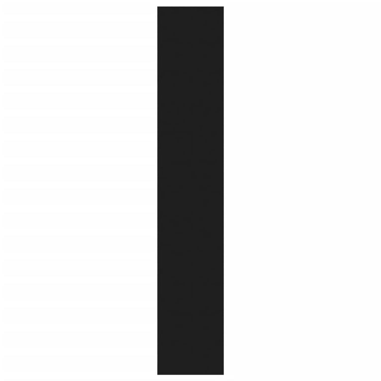 Boekenkast/kamerscherm 60x30x166 cm spaanplaat zwart MeubelReus