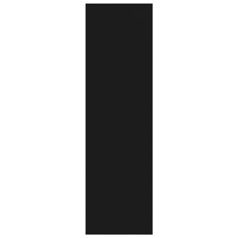 Boekenkast/kamerscherm 80x30x103 cm bewerkt hout zwart MeubelReus