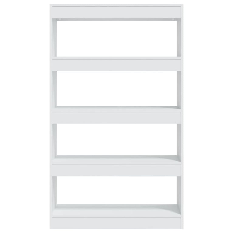 Boekenkast/kamerscherm 80x30x135 cm spaanplaat wit MeubelReus