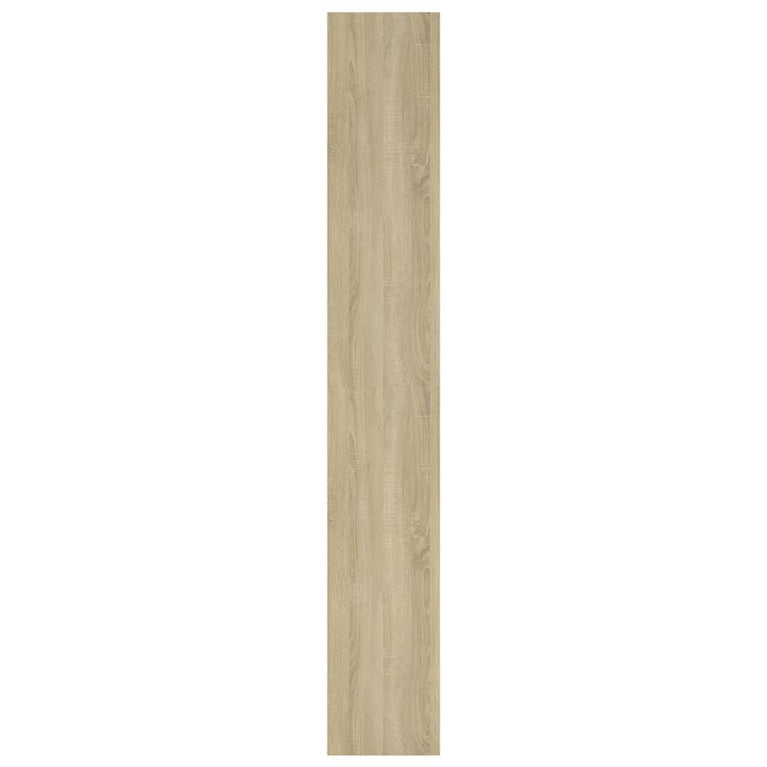 Boekenkast/kamerscherm 80x30x198 cm spaanplaat sonoma eiken MeubelReus