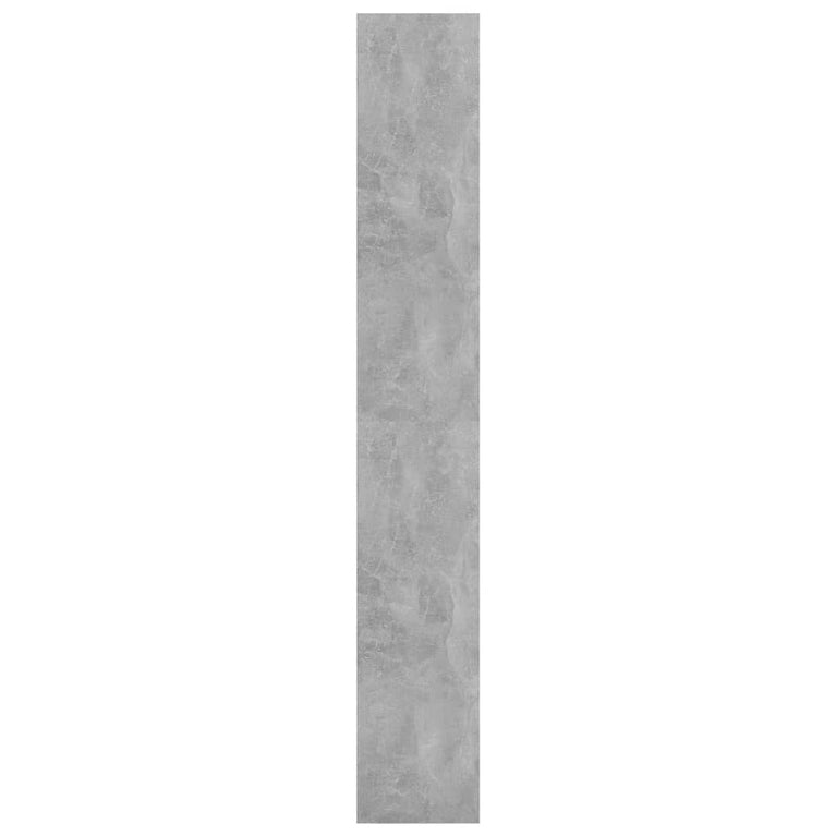 Boekenkast/kamerscherm 80x30x198 cm spaanplaat betongrijs MeubelReus