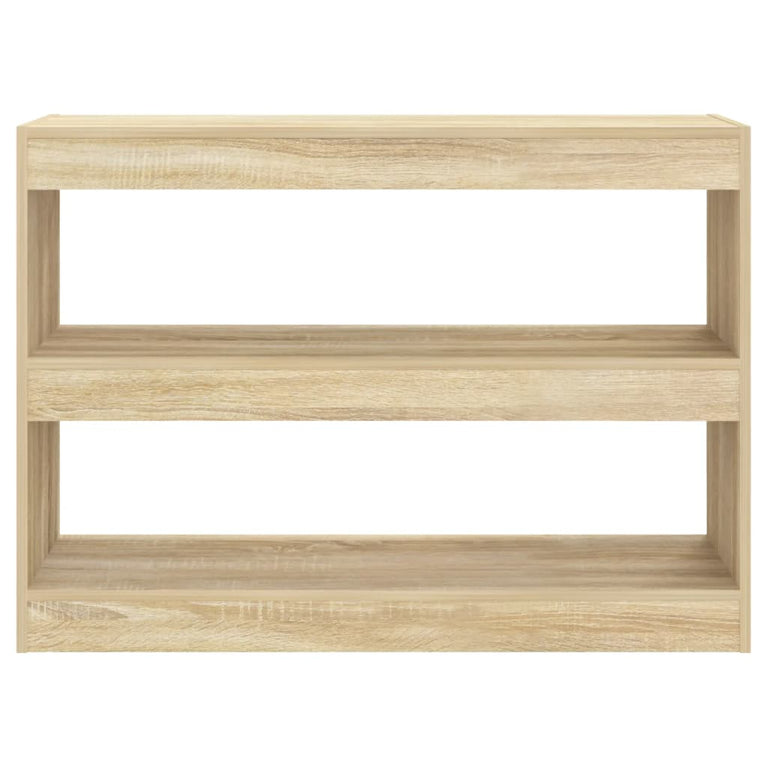 Boekenkast/kamerscherm 100x30x72 cm sonoma eikenkleurig MeubelReus