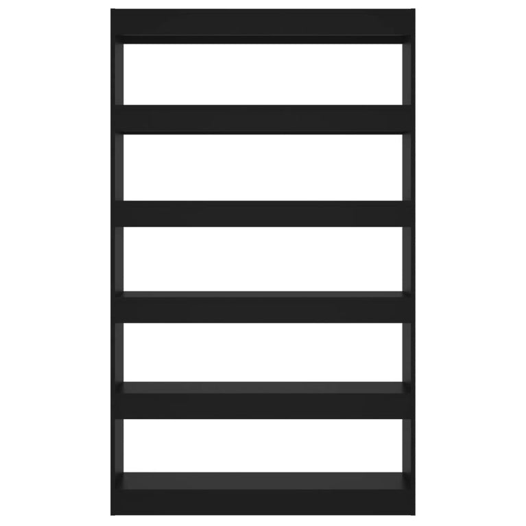 Boekenkast/kamerscherm 100x30x166 cm zwart MeubelReus
