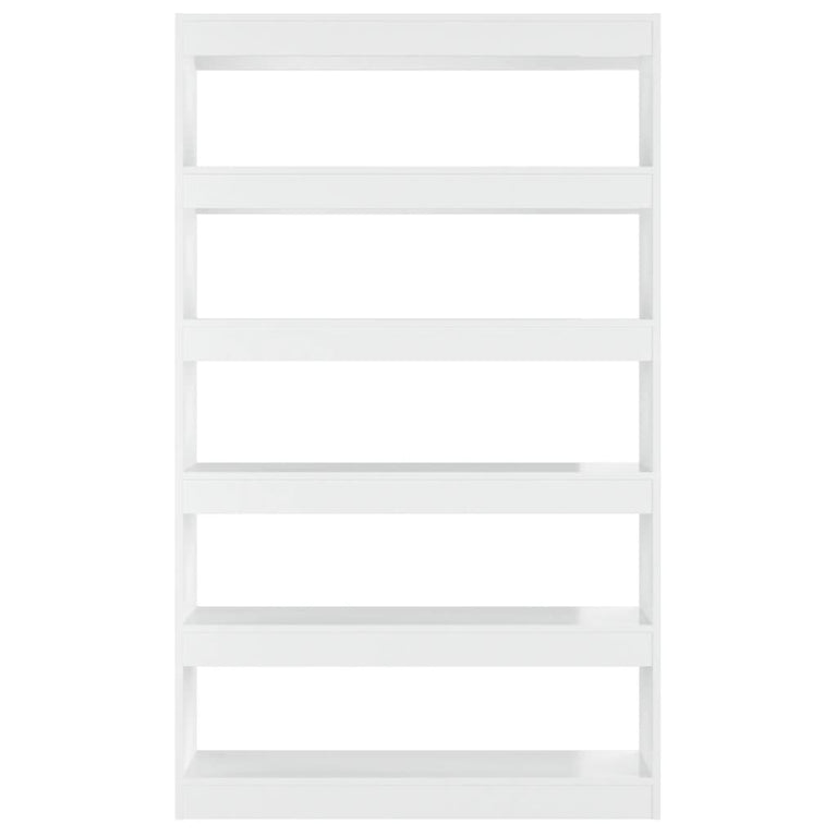 Boekenkast/kamerscherm 100x30x166 cm hoogglans wit MeubelReus