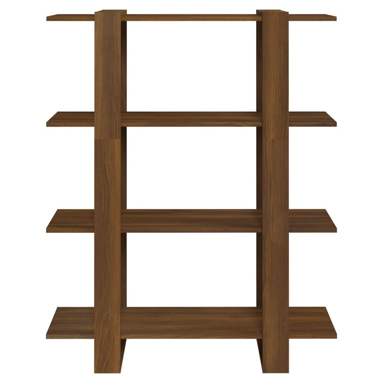 Boekenkast/kamerscherm 100x30x123,5 cm bruineikenkleurig MeubelReus