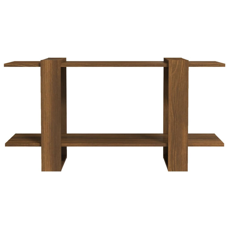 Boekenkast 100x30x51 cm bewerkt hout bruineikenkleurig MeubelReus