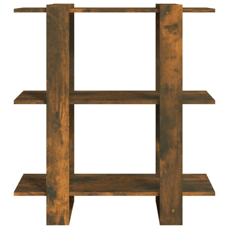 Boekenkast/kamerscherm 80x30x87 cm gerookt eikenkleurig MeubelReus