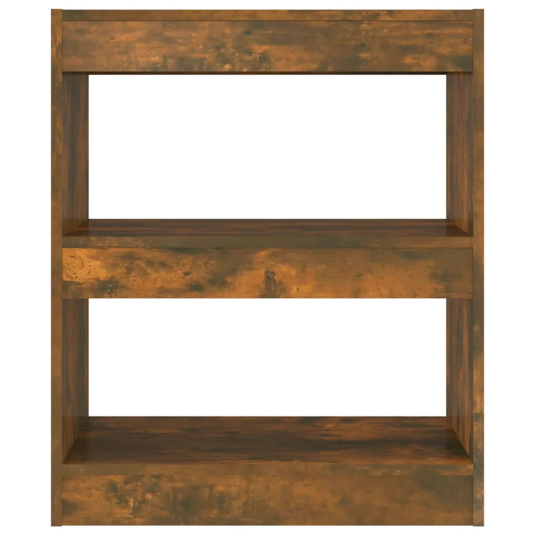 Boekenkast/kamerscherm 60x30x72 cm gerookt eikenkleurig MeubelReus
