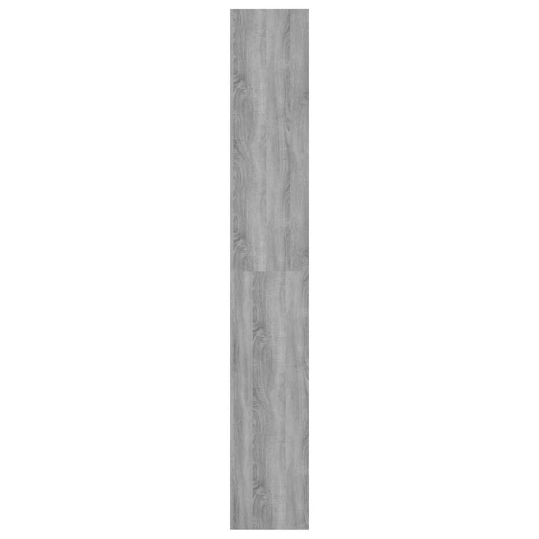 Boekenkast/kamerscherm 60x30x198 cm grijs sonoma eikenkleurig MeubelReus