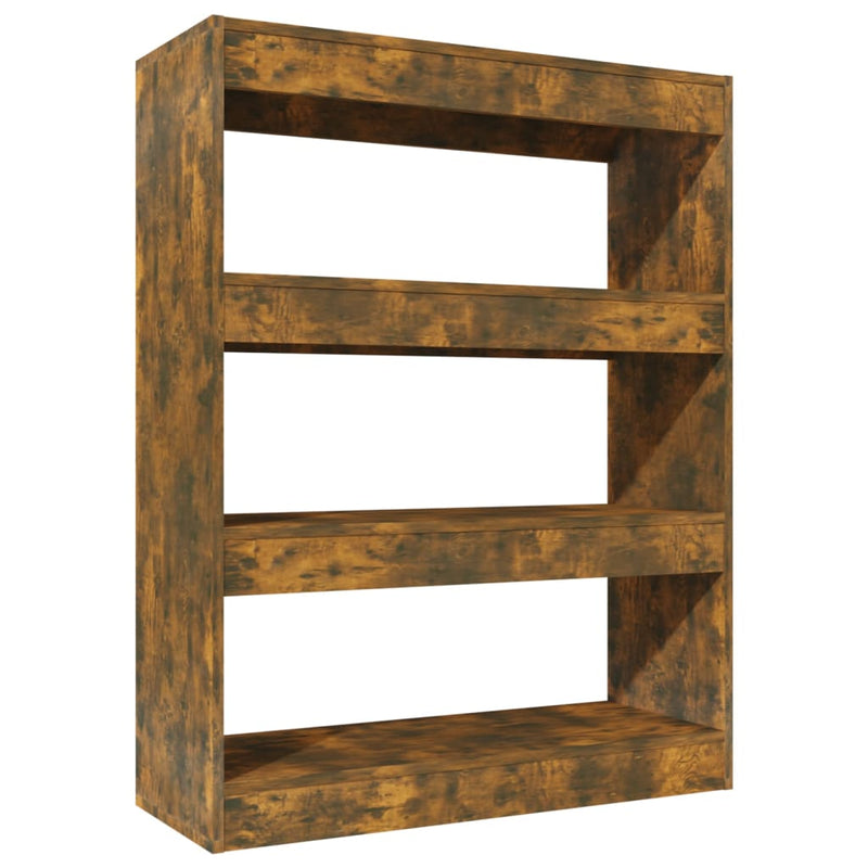 Boekenkast/kamerscherm 80x30x103 cm bewerkt hout sonoma eiken MeubelReus