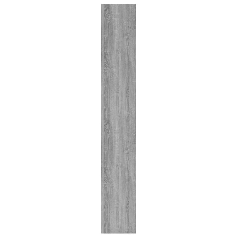Boekenkast/kamerscherm 80x30x198 cm spaanplaat grijs sonoma MeubelReus