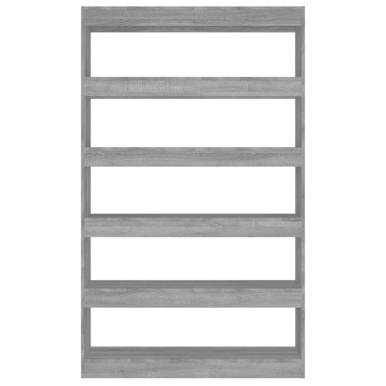 Boekenkast/kamerscherm 100x30x166 cm grijs sonoma eikenkleurig MeubelReus