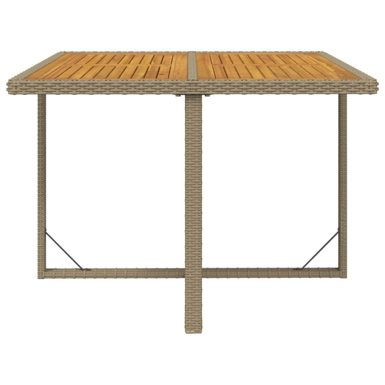 9-delige Tuinset met kussens poly rattan beige MeubelReus