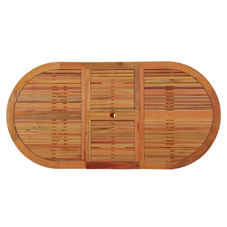 Tuintafel 200x100x75 cm massief eucalyptushout MeubelReus