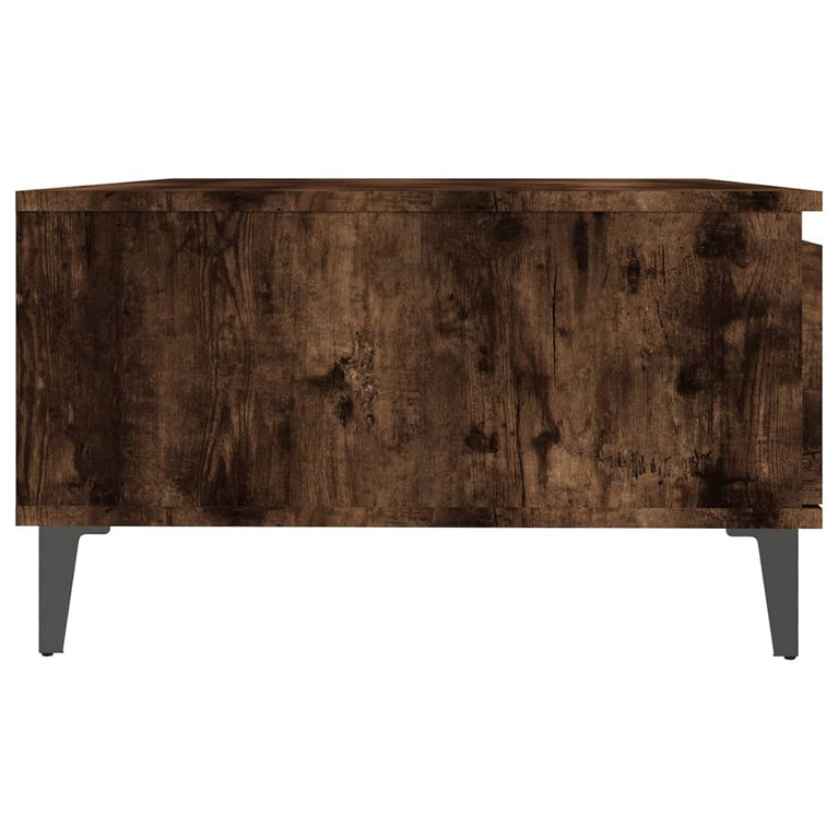 Salontafel 90x60x35 cm spaanplaat gerookt eikenkleurig MeubelReus