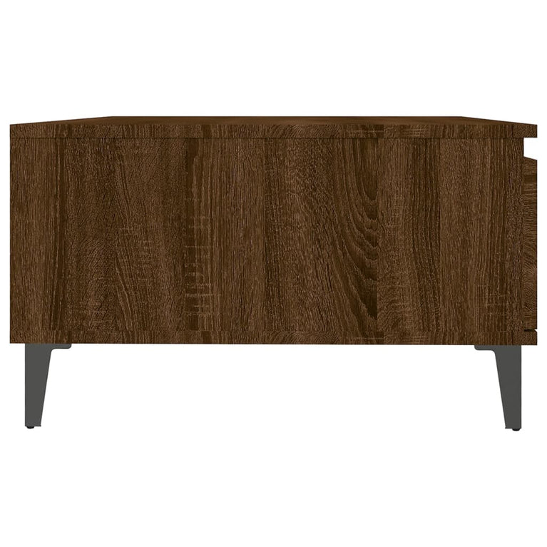 Salontafel 90x60x35 cm spaanplaat bruineikenkleurig MeubelReus