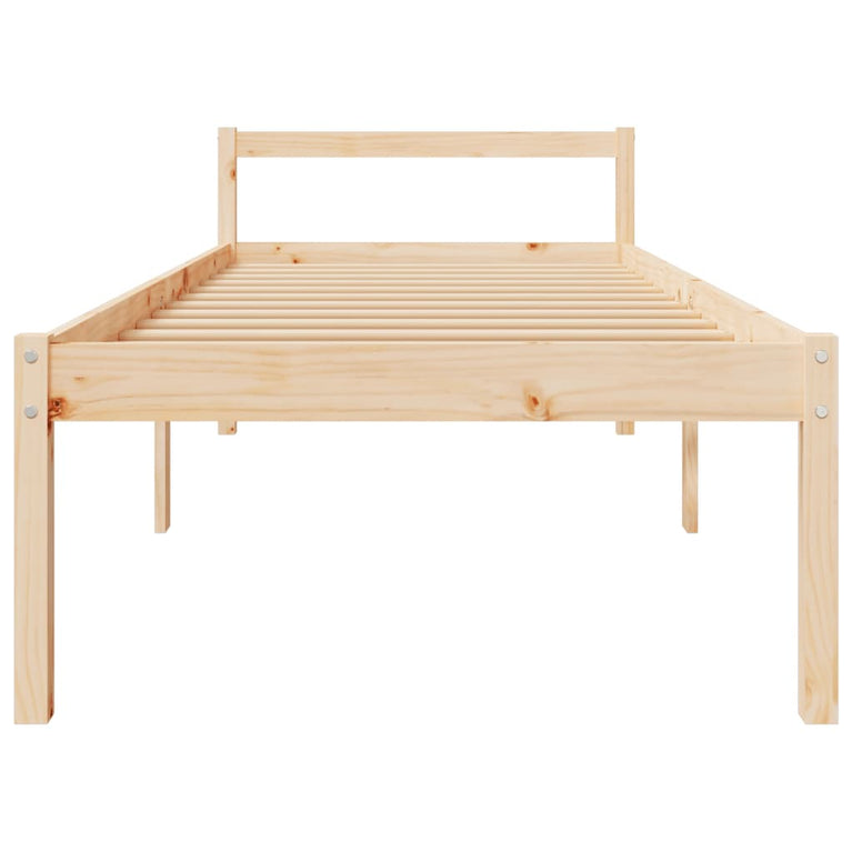 Seniorenbed massief grenenhout 90x190 cm Small Single