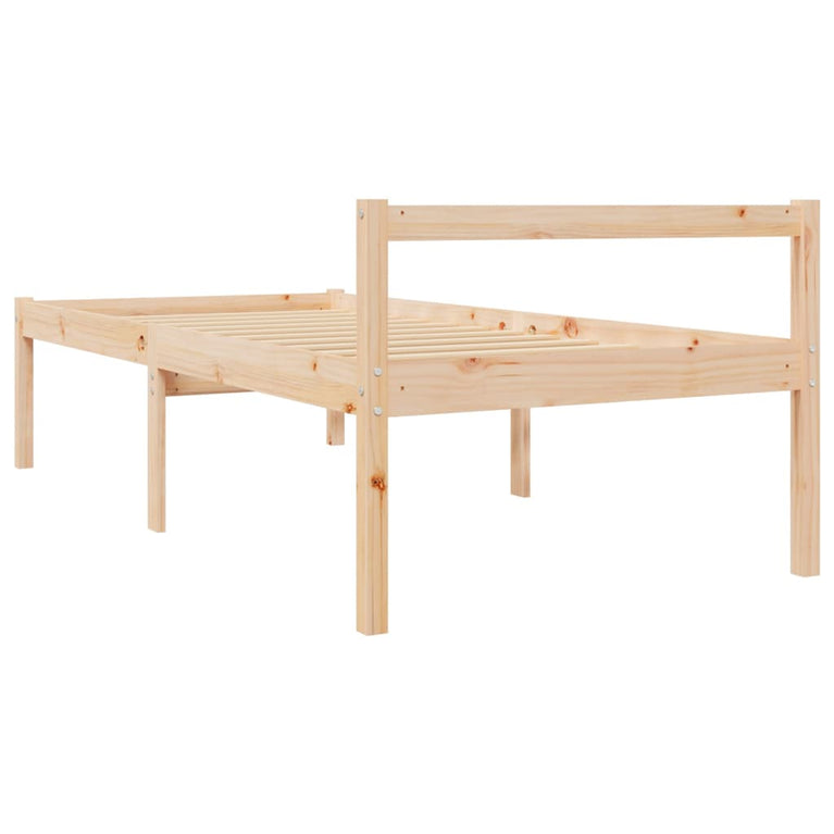 Seniorenbed massief grenenhout 90x190 cm Small Single
