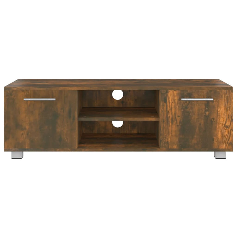 Tv-meubel 110x40x35 cm bewerkt hout gerookt eikenkleurig MeubelReus
