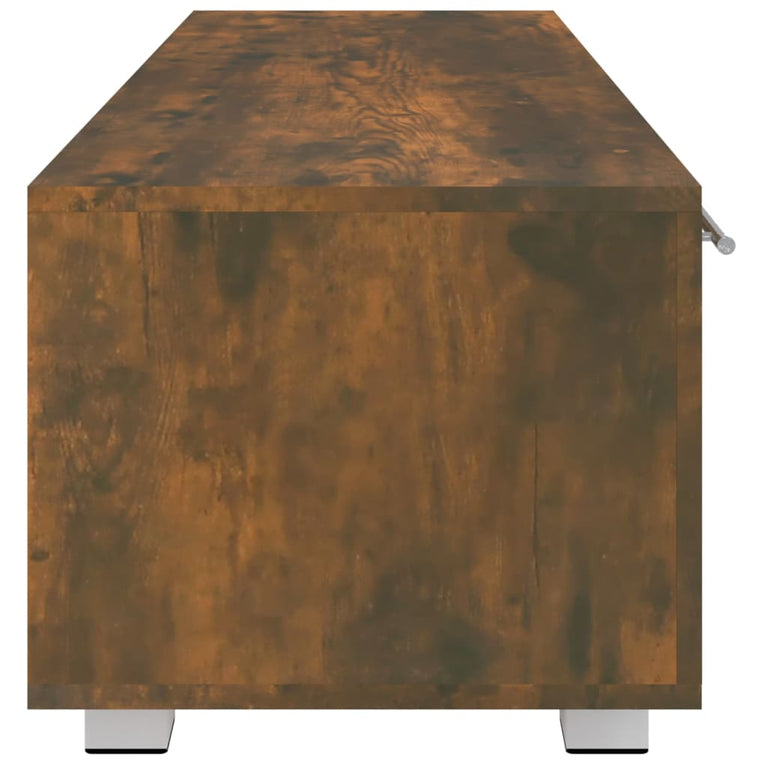 Tv-meubel 110x40x35 cm bewerkt hout gerookt eikenkleurig MeubelReus