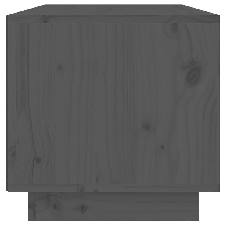 Tv-meubel 60x35x35 cm massief grenenhout grijs MeubelReus