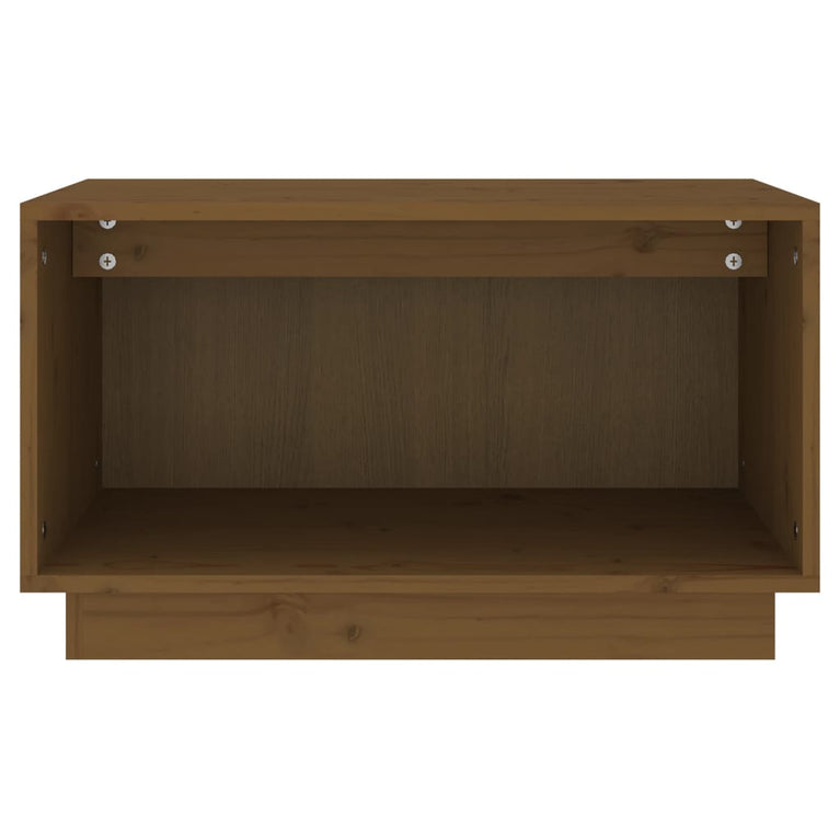 Tv-meubel 60x35x35 cm massief grenenhout honingbruin MeubelReus