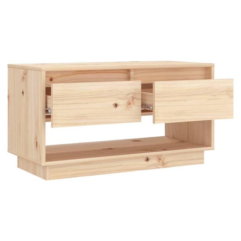Tv-meubel 74x34x40 cm massief grenenhout MeubelReus