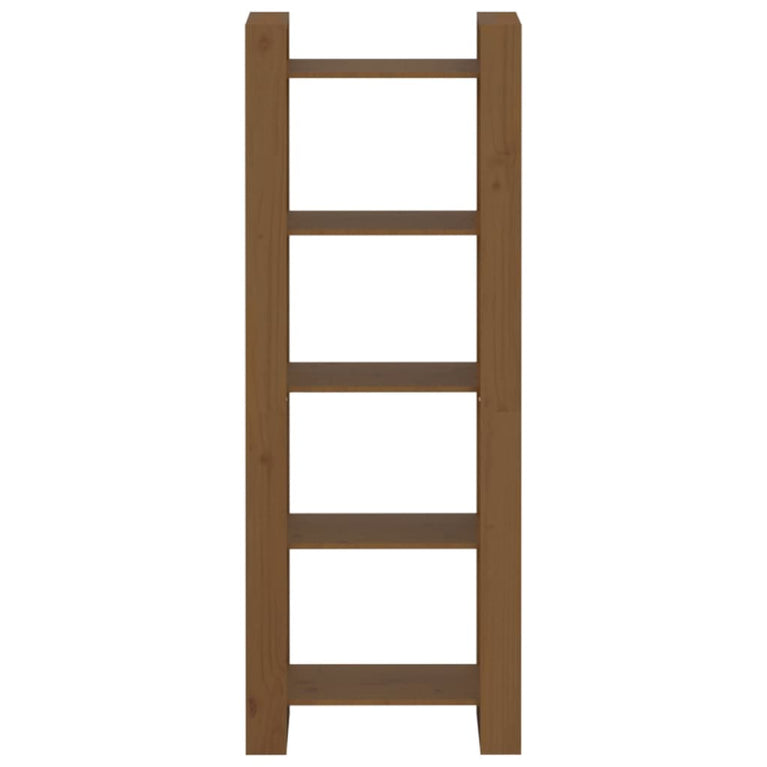 Boekenkast/kamerscherm 60x35x160 cm massief hout honingbruin MeubelReus